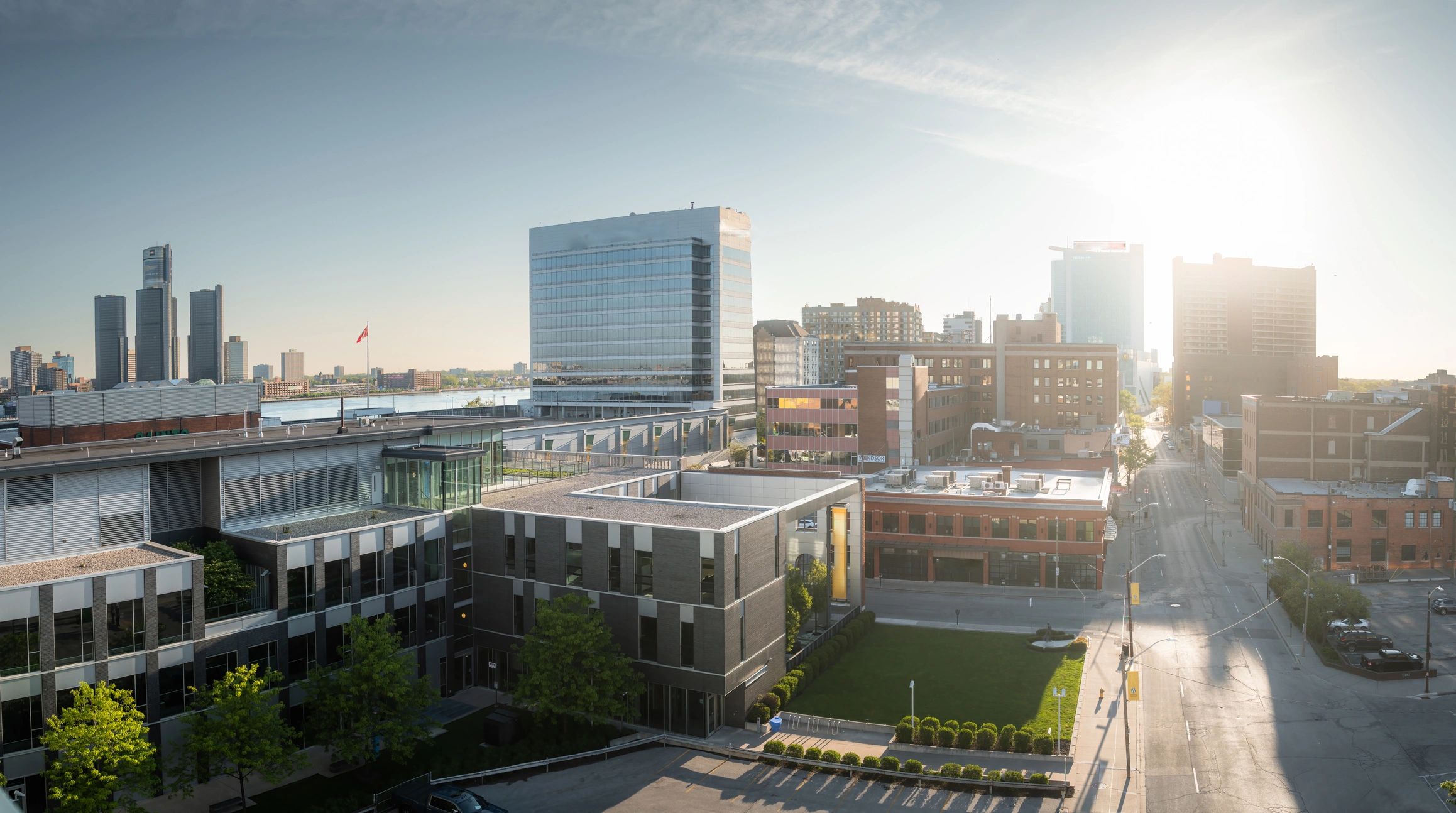 Canadian city skyline representing professional business support